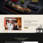 Yori-日式餐厅 & 美食 专业版 Elementor 模板套件 2