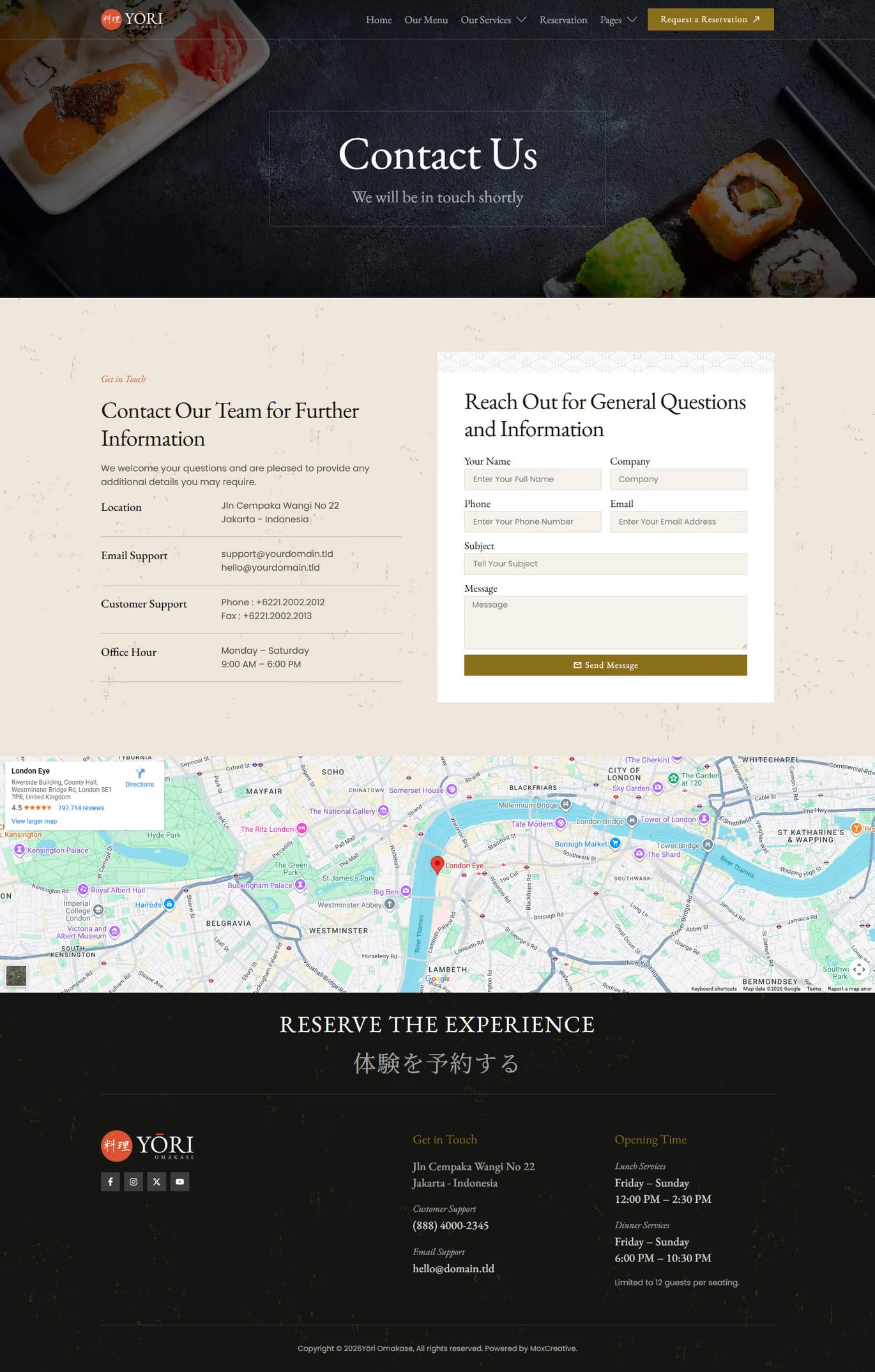Yori-日式餐厅 & 美食 专业版 Elementor 模板套件 Preview 13