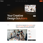 Klyve- 创意机构 Elementor 模板套件 1