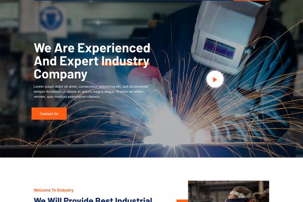 Ondustry-工业和制造企业Elementor套件