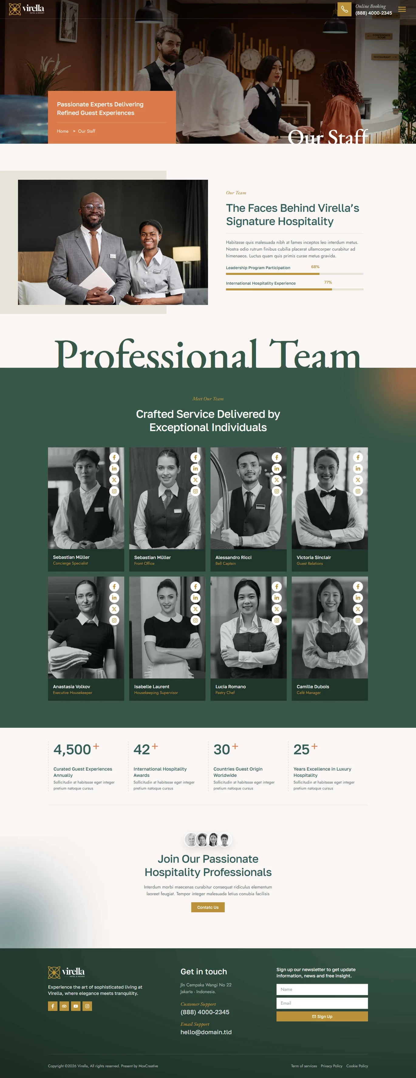 Virella-豪华酒店及度假胜地 Elementor Pro 模板套件 Preview 13