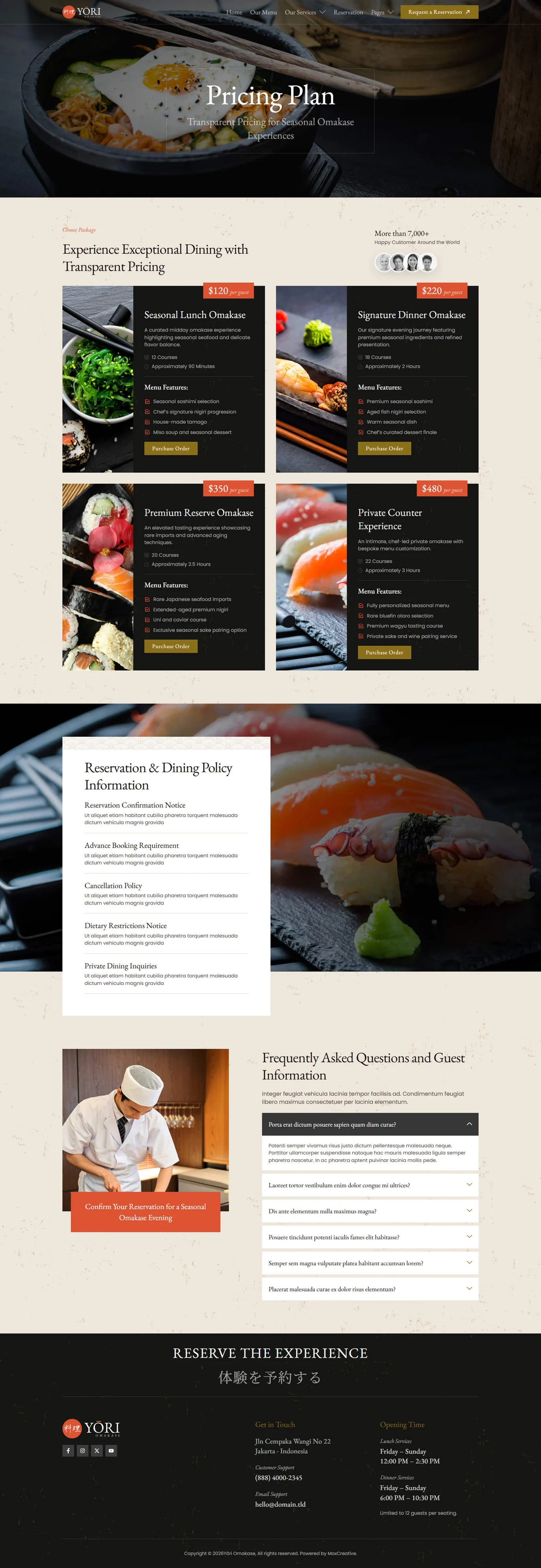 Yori-日式餐厅 & 美食 专业版 Elementor 模板套件 Preview 11