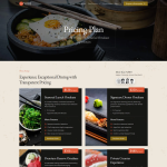 Yori-日式餐厅 & 美食 专业版 Elementor 模板套件 3