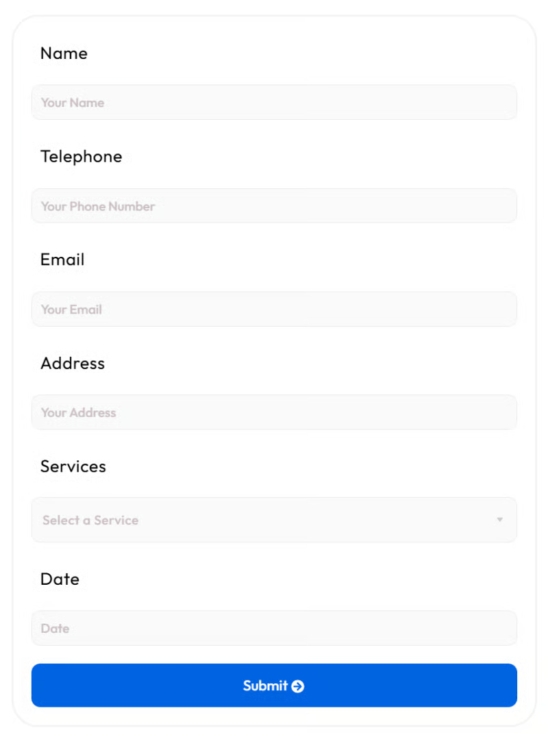EzbreezE- 空调维修服务 Elementor 模板套件 Preview 3