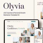 Olyvia-人生教练与个人成长 专业版 Elementor 模板套件