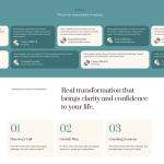 Olyvia-人生教练与个人成长 专业版 Elementor 模板套件 1