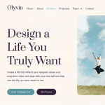 Olyvia-人生教练与个人成长 专业版 Elementor 模板套件 4