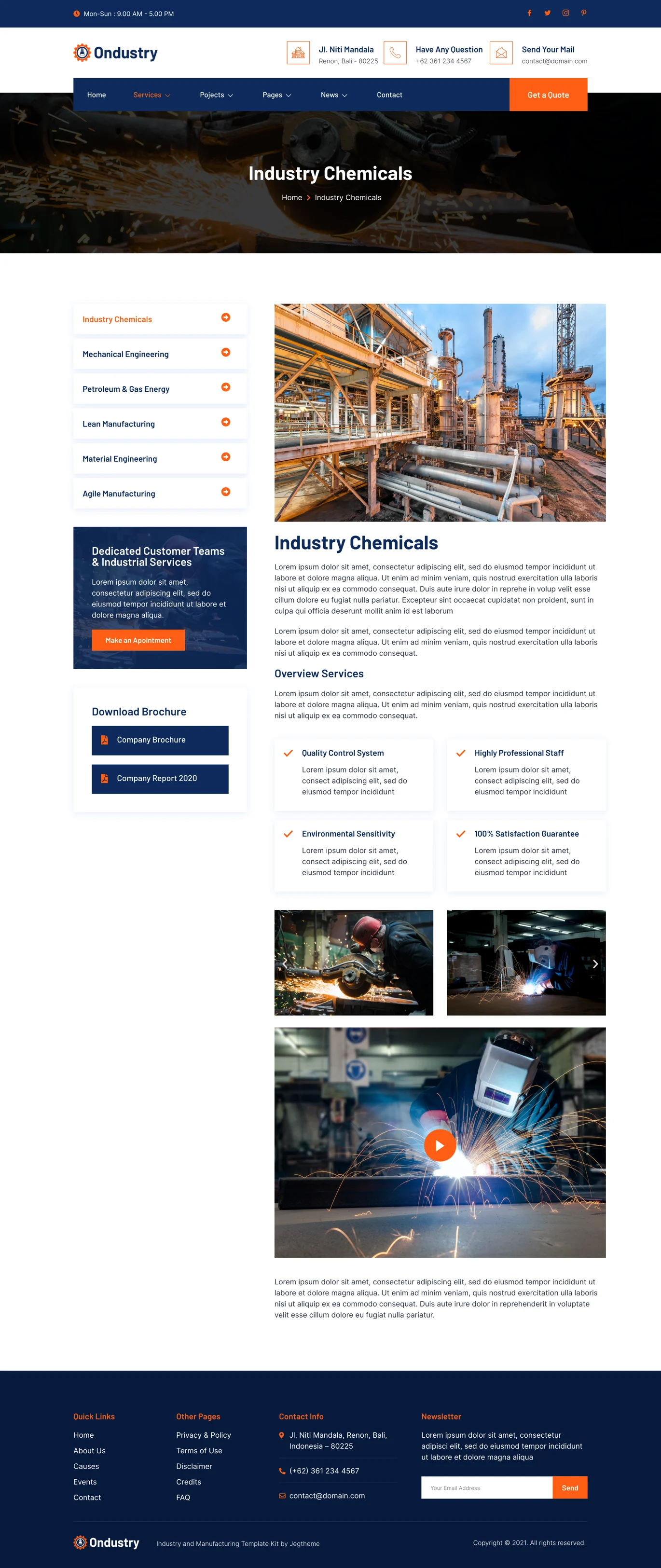 Ondustry-工业和制造企业Elementor套件 Preview 10