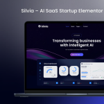 Silvia – 人工智能 SaaS 初创企业 Elementor 模板套件