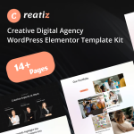 Creatiz-创意数字机构 Elementor 模板套件