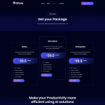 Silvia – 人工智能 SaaS 初创企业 Elementor 模板套件 3