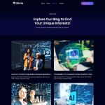 Silvia – 人工智能 SaaS 初创企业 Elementor 模板套件 2