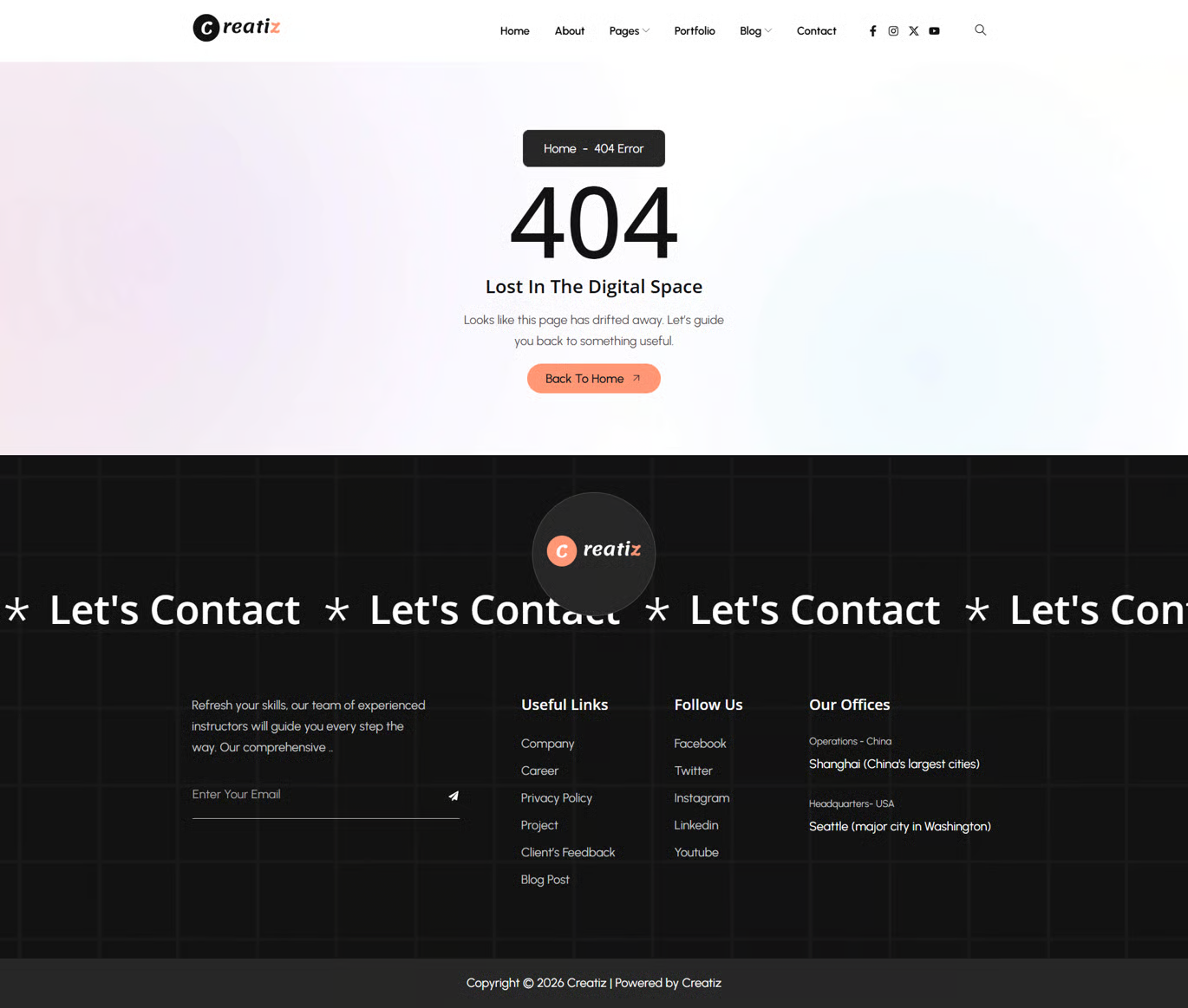 Creatiz-创意数字机构 Elementor 模板套件 Preview 11