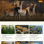 Habitat- 野生动物与生态保护 Elementor 模板套件 1