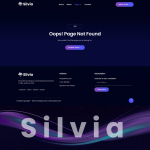 Silvia – 人工智能 SaaS 初创企业 Elementor 模板套件 1