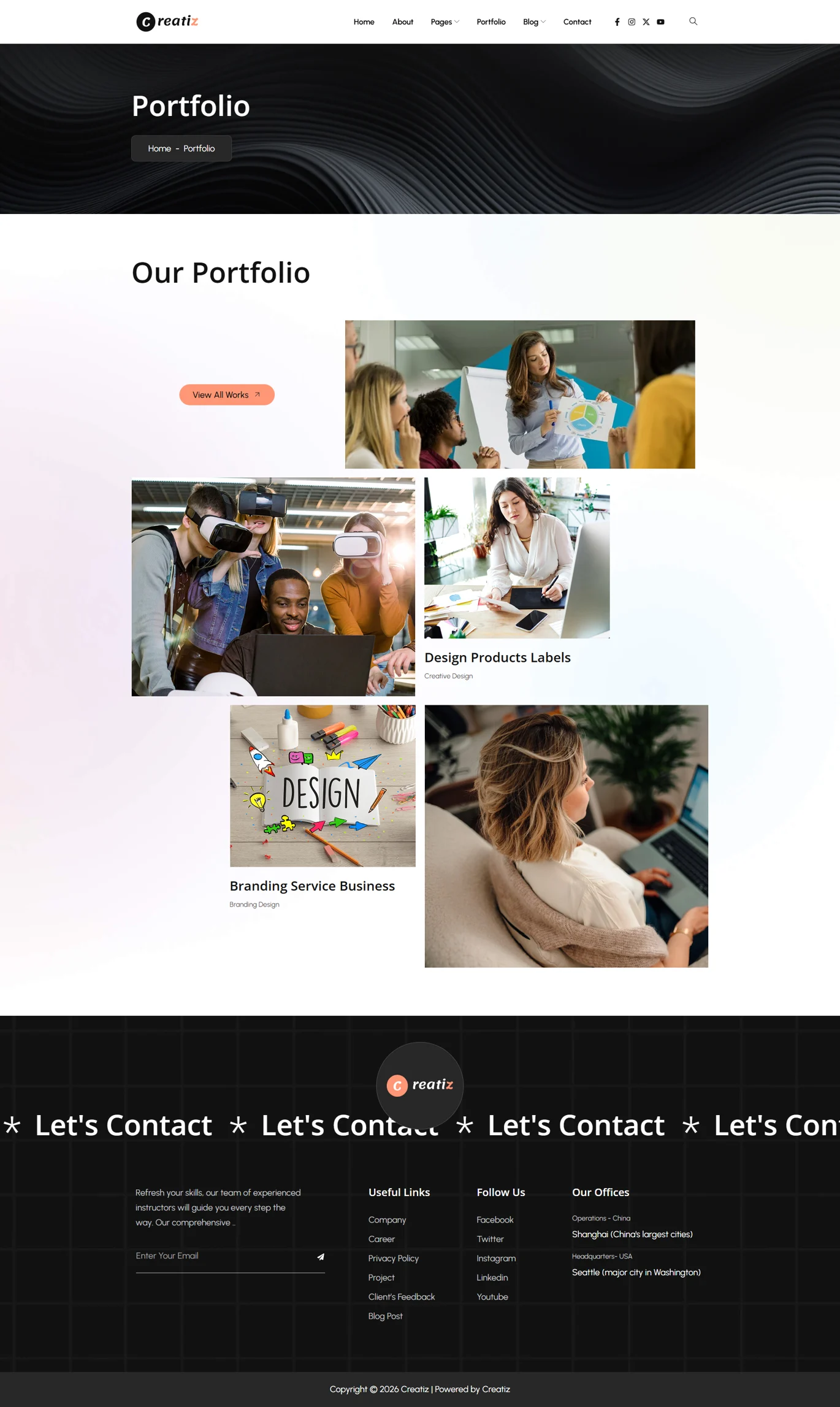 Creatiz-创意数字机构 Elementor 模板套件 Preview 7