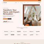 Remodo-住宅装修翻新 Elementor 模板套件 3