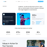 Netoria-网球俱乐部与场地租赁网站 Elementor 模板套件 3