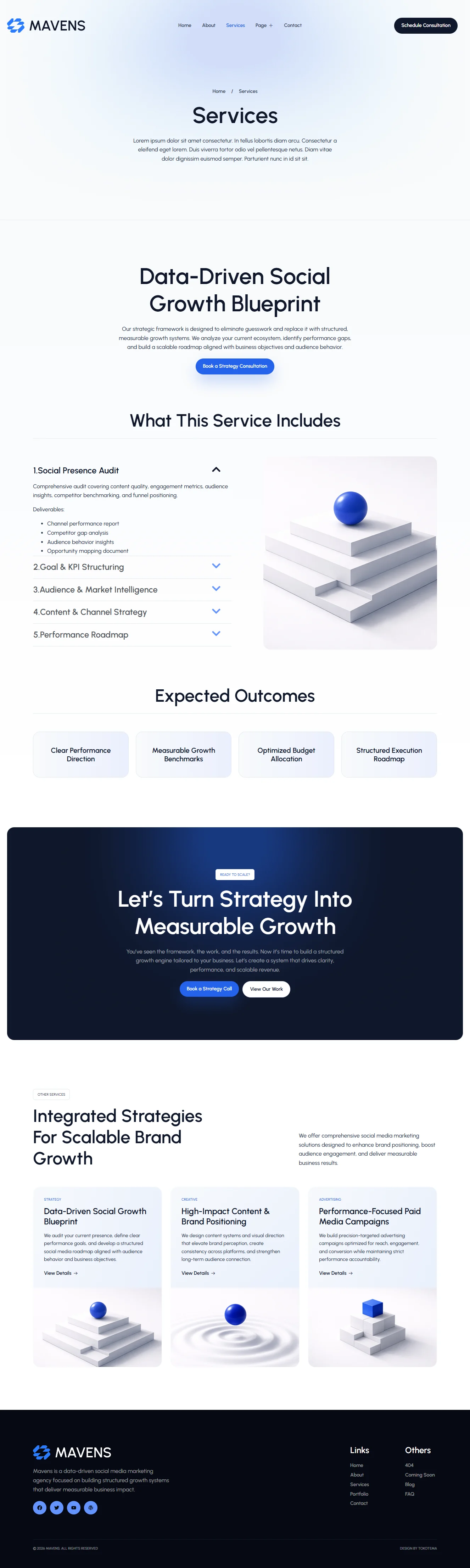 Mavens-社交增长引擎网站 Elementor 模板套件 Preview 5