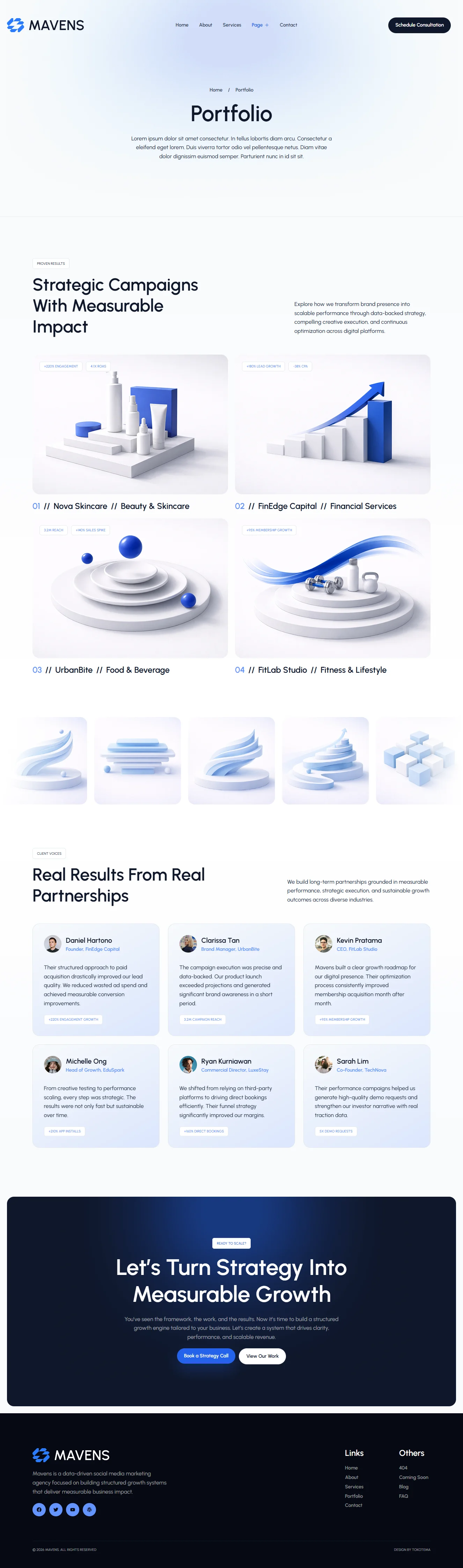 Mavens-社交增长引擎网站 Elementor 模板套件 Preview 7