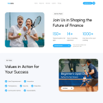 Netoria-网球俱乐部与场地租赁网站 Elementor 模板套件 2