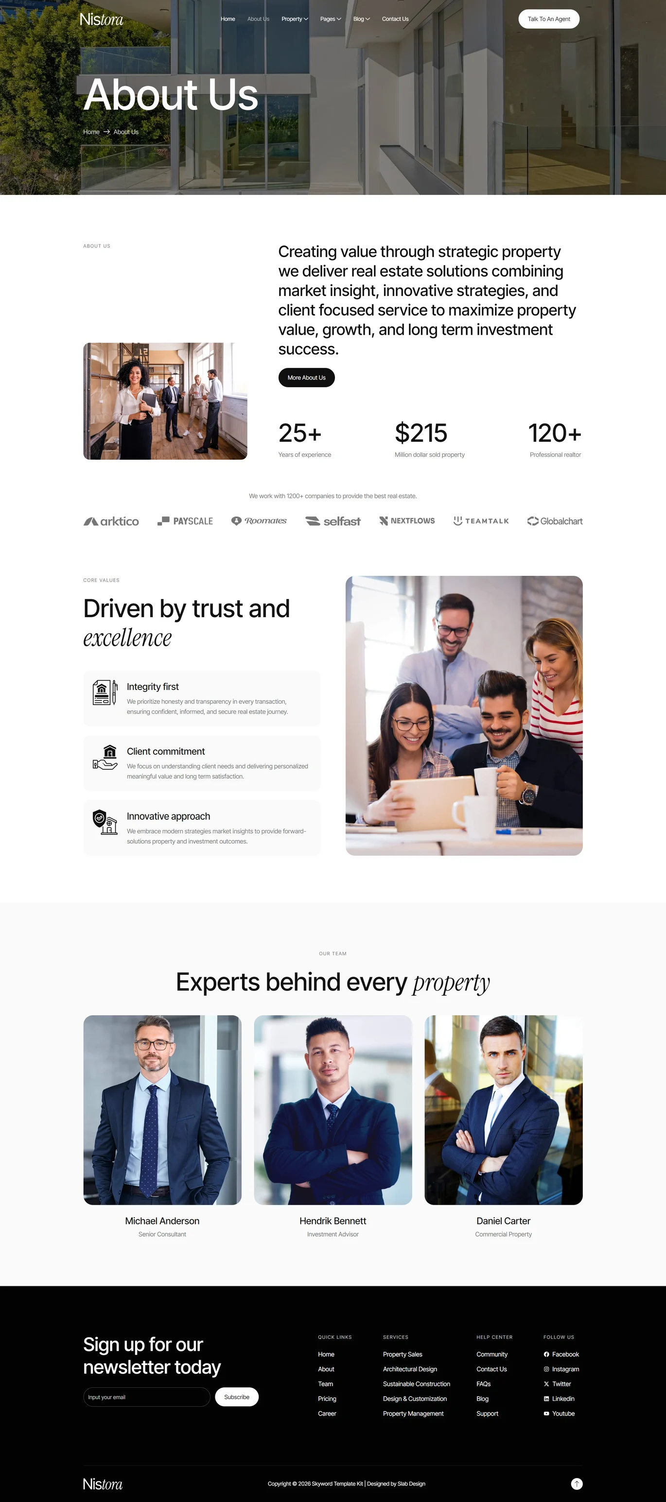 Nistora-房地产与物业 Elementor 模板套件 Preview 11