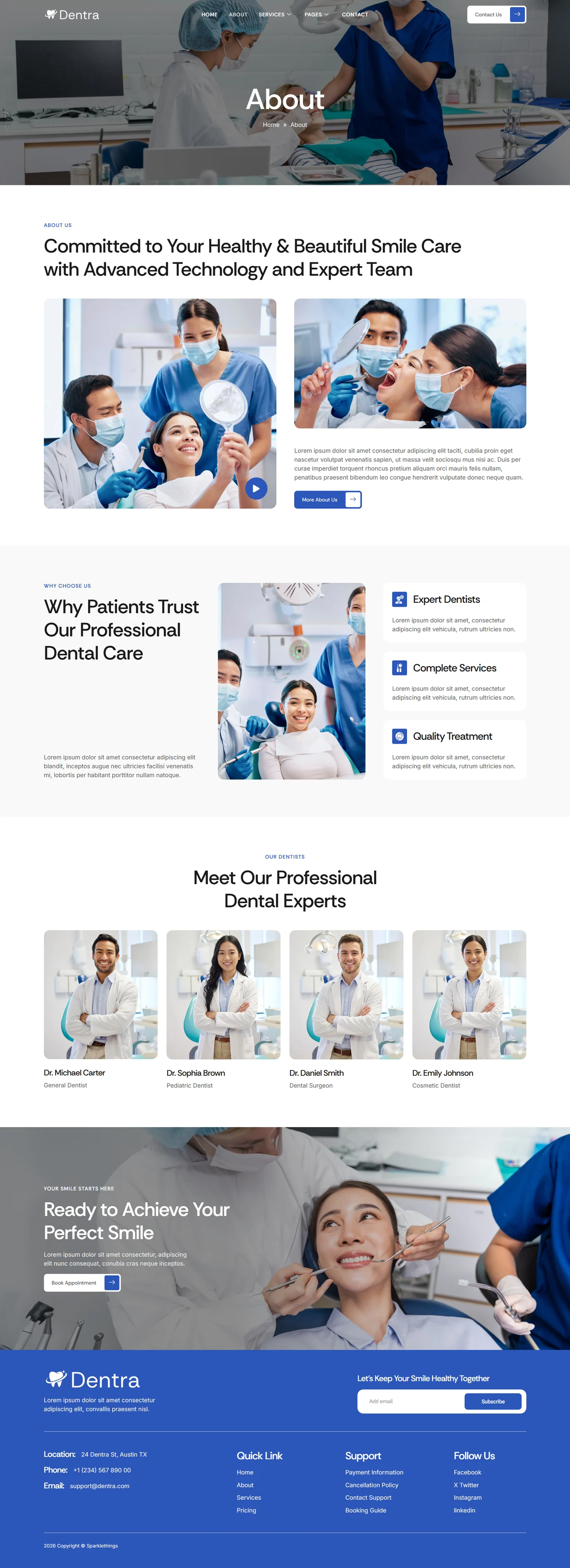 Dentra-牙医与牙科诊所 Elementor 模板套件 Preview 9