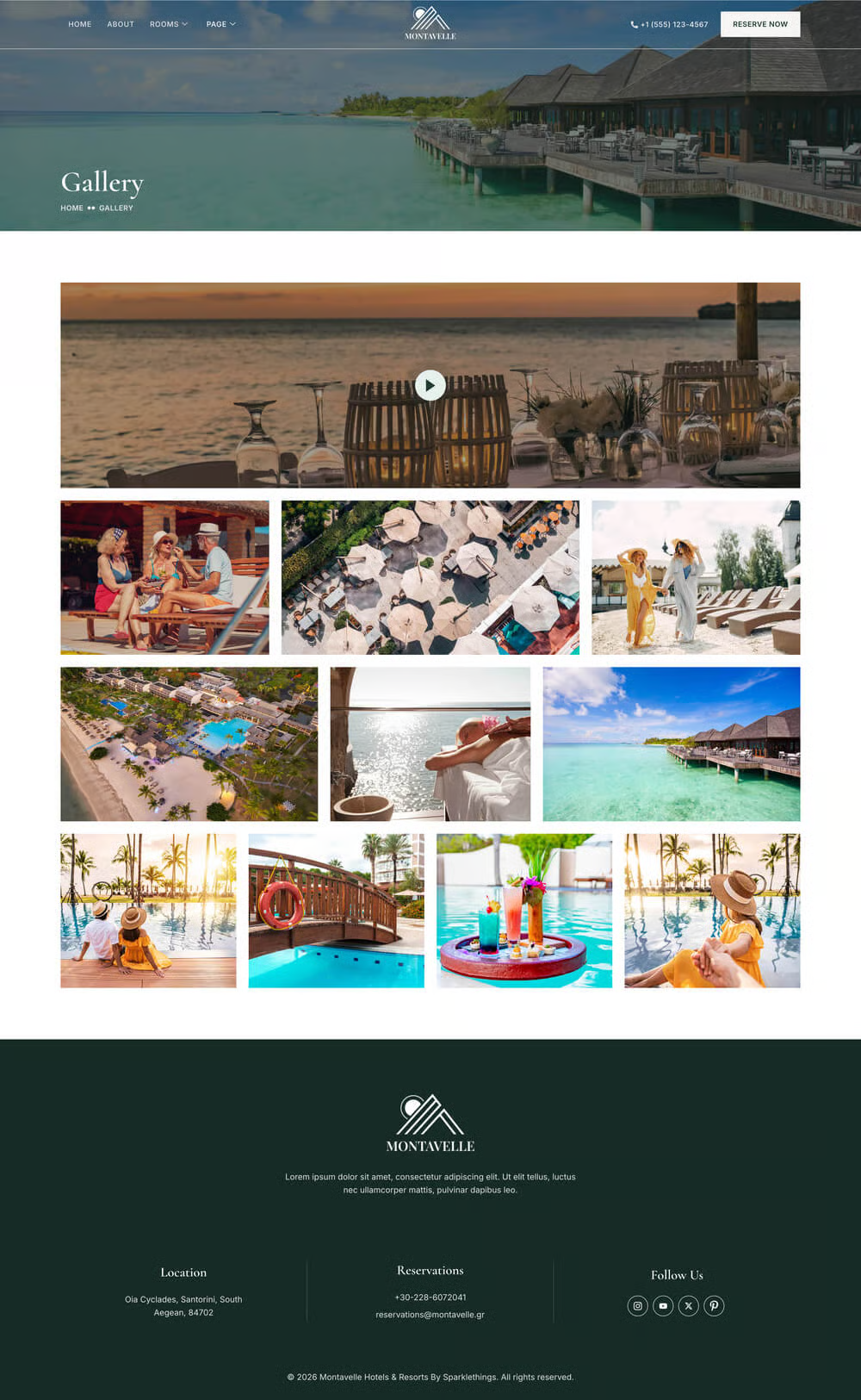 Montavelle-酒店与度假村商务 Elementor 模板套件 Preview 7