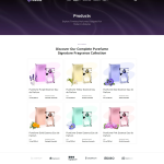 Purefume-香水香氛 Elementor Pro 模板套件 3