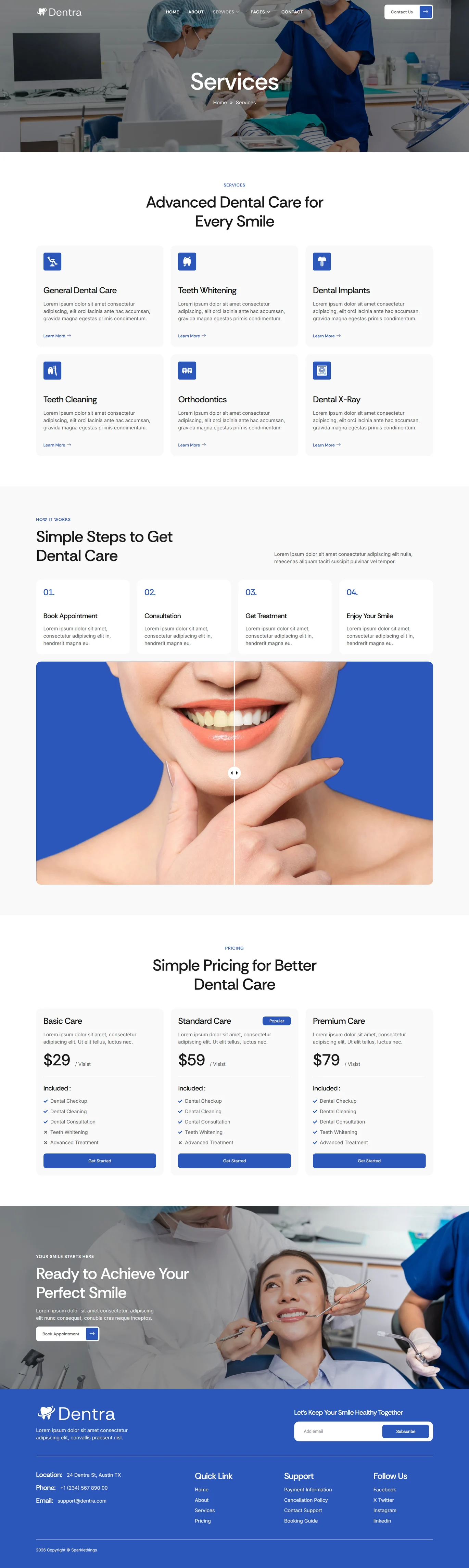 Dentra-牙医与牙科诊所 Elementor 模板套件 Preview 11