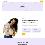 Pawrio-宠物寄养与日托 Elementor 模板套件 3