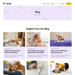 Pawrio-宠物寄养与日托 Elementor 模板套件 2