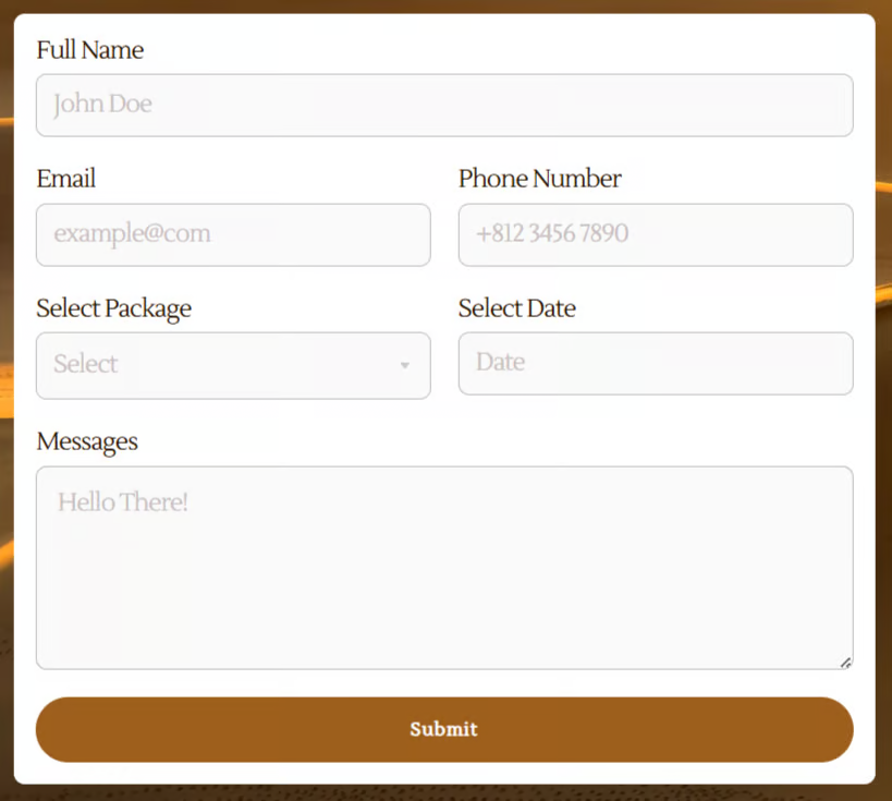 Zafara-沙漠探险旅行团 Elementor 模板套件 Preview 3