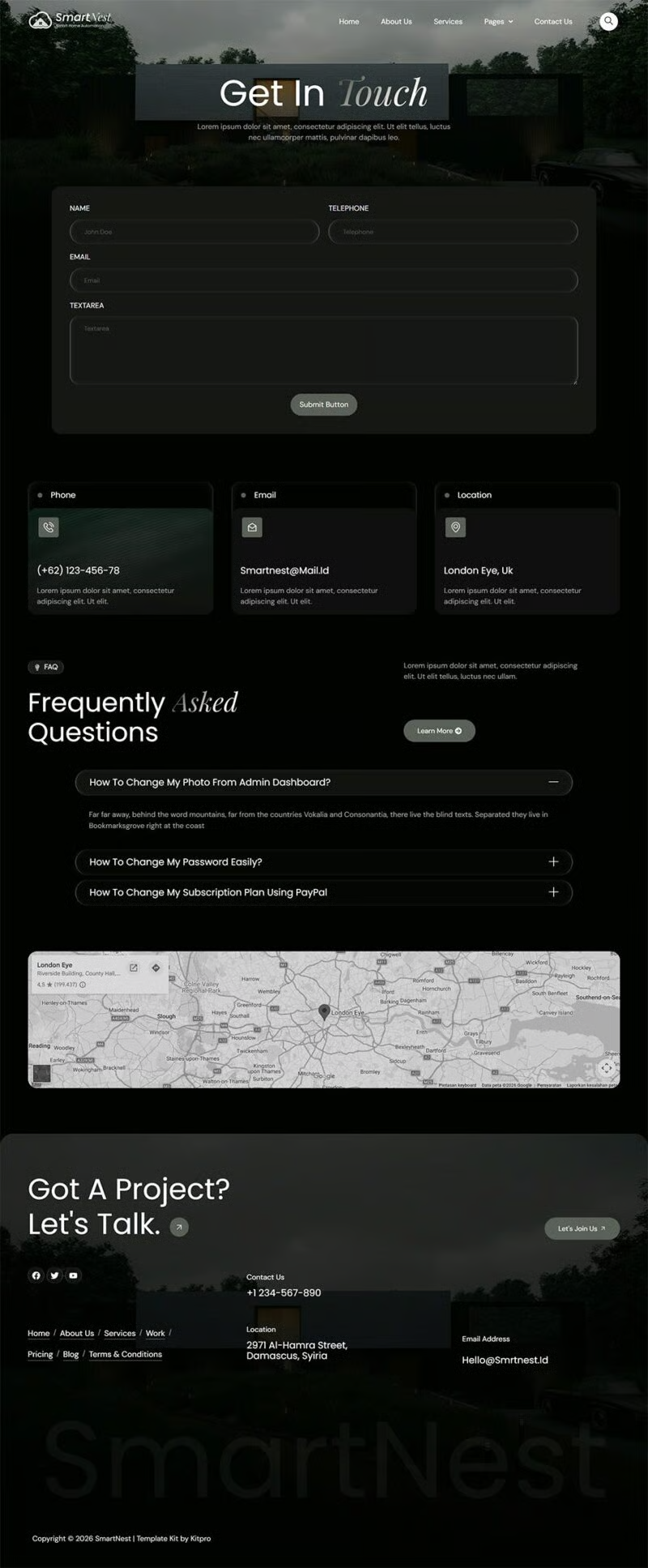 Homiqo-智能家居自动化 Elementor 模板套件 Preview 8