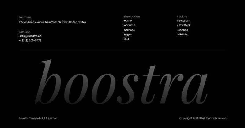 Boostra-现代数字营销 Elementor 模板套件 Preview 16