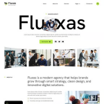 Fluxas -现代商务与机构工作室 Elementor 模板套件 4
