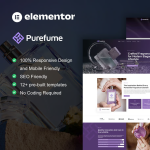 Purefume-香水香氛 Elementor Pro 模板套件