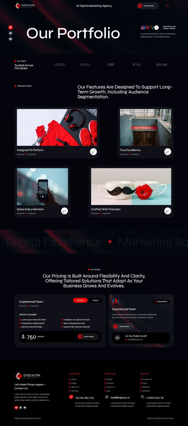 Digixion-数字营销机构 Elementor 模板套件 Preview 9