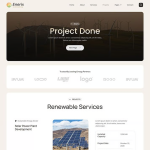 Enerix-太阳能与可再生能源 Elementor 模板套件 1