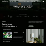 Homiqo-智能家居自动化 Elementor 模板套件 1