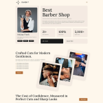 Rambut – 男士理发店 Elementor Pro 模板套件 3
