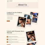 Rambut – 男士理发店 Elementor Pro 模板套件 2