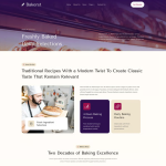 Bakerst – 烘焙糕点面包店 Elementor 模板套件 3