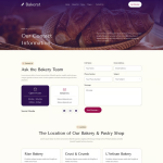 Bakerst – 烘焙糕点面包店 Elementor 模板套件 4