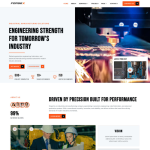 ForgeX – 工业与制造业 Elementor 模板套件 4