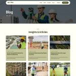 Geotra – 土地测量与数字测绘 Elementor 模板套件 1