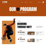 Zypho-滑板社区 Elementor 模板套件 1
