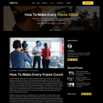 Vidtio – 视频制作行业 Elementor 模板套件 3