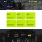Rehouse – 房产建筑集团 Elementor 模板套件 1