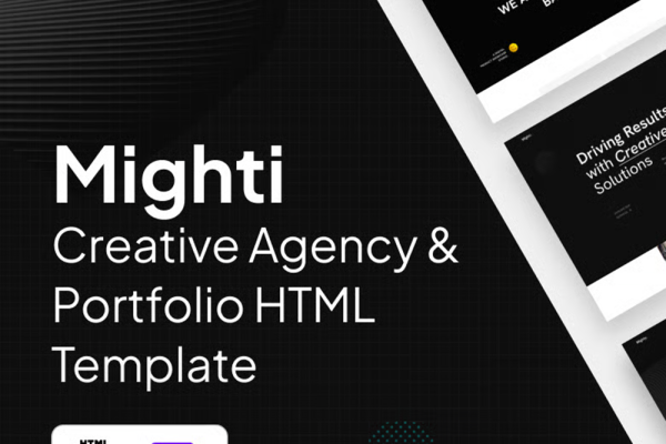 Mighty – 创意数字机构 HTML 模板